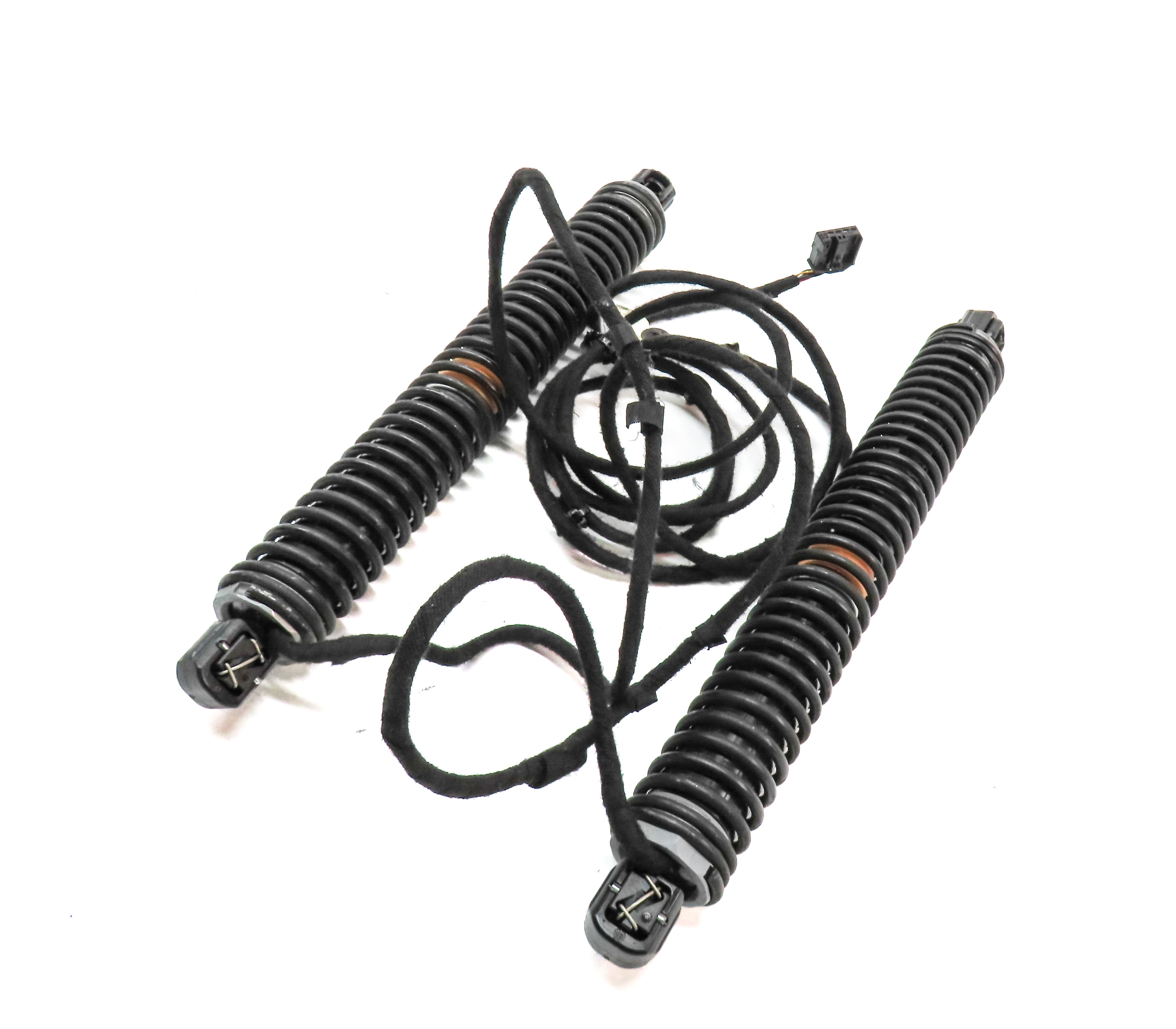 2012 BMW 750XI (F02) REAR LEFT & RIGHT ELECTRONIC TRUNK LID SHOCK STRUT SET/2 — exact item pictured
